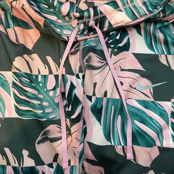 Nike Dri-Fit Fast Crop Running Tight Fit Botanical Legging Women's Size … - Picture 8 of 10